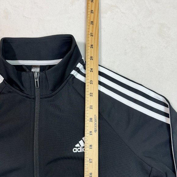 Adidas Women's M Slim Fit Warm-Up 3-Stripes Athletic Track Jacket Full Zip NEW - Picture 12 of 15